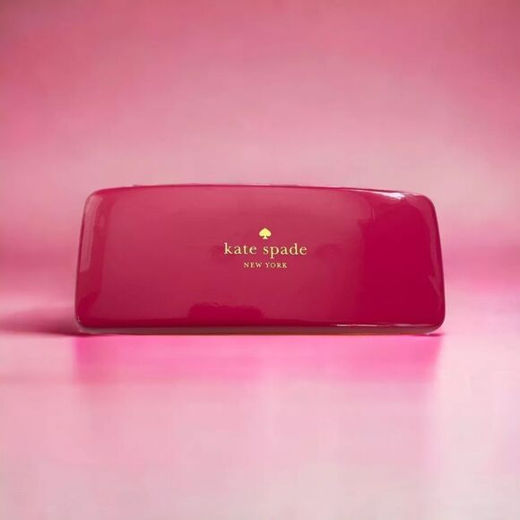 💜Kate Spade Brown & Lime Green "LucyAnn" Eyeglasses W/Hardshell Case - Picture 14 of 15